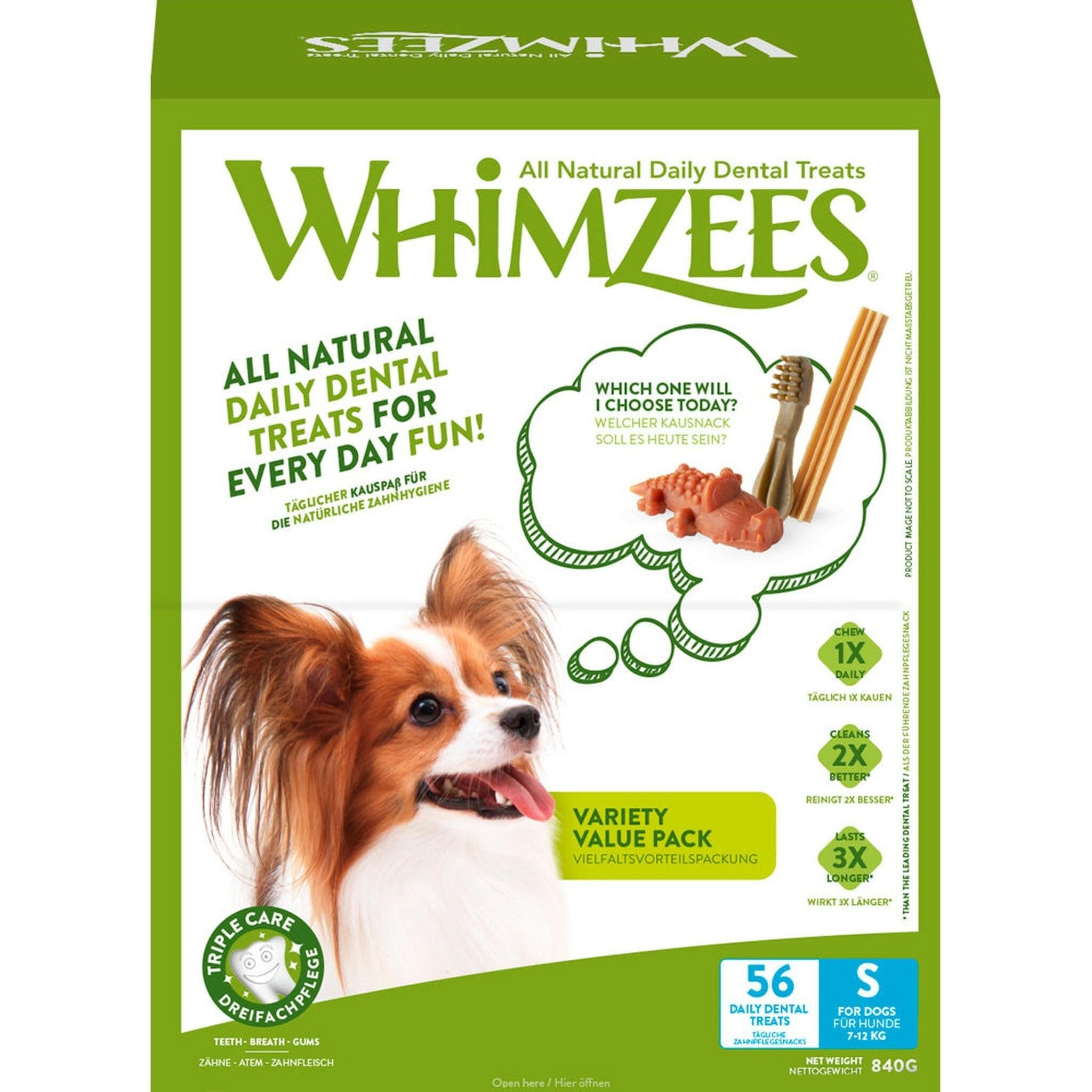 Whimzees Toothbrush Medium 7 pack