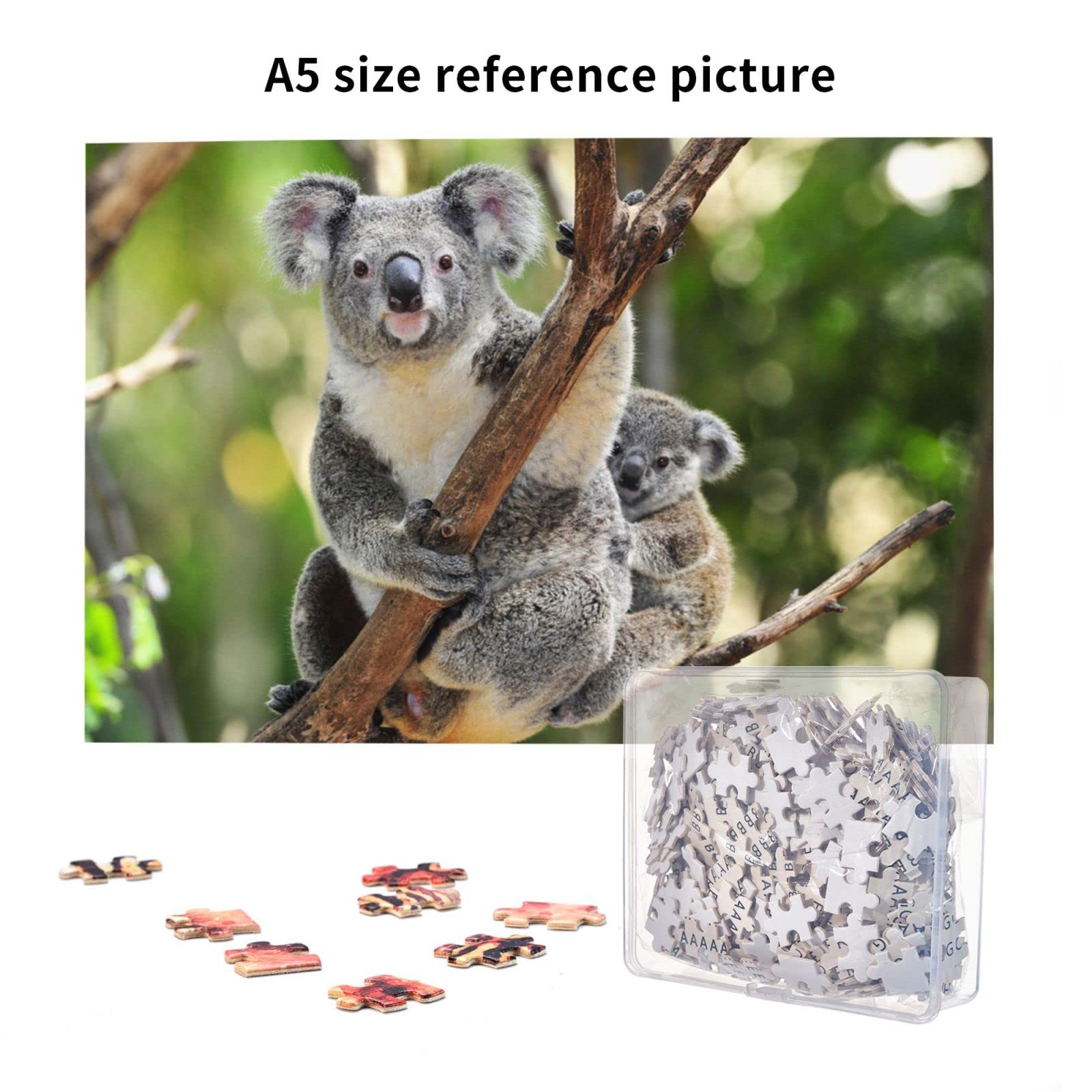 Amazon.co.jp: 1000ピース ジグソーパズル パズル コアラの親子 写真