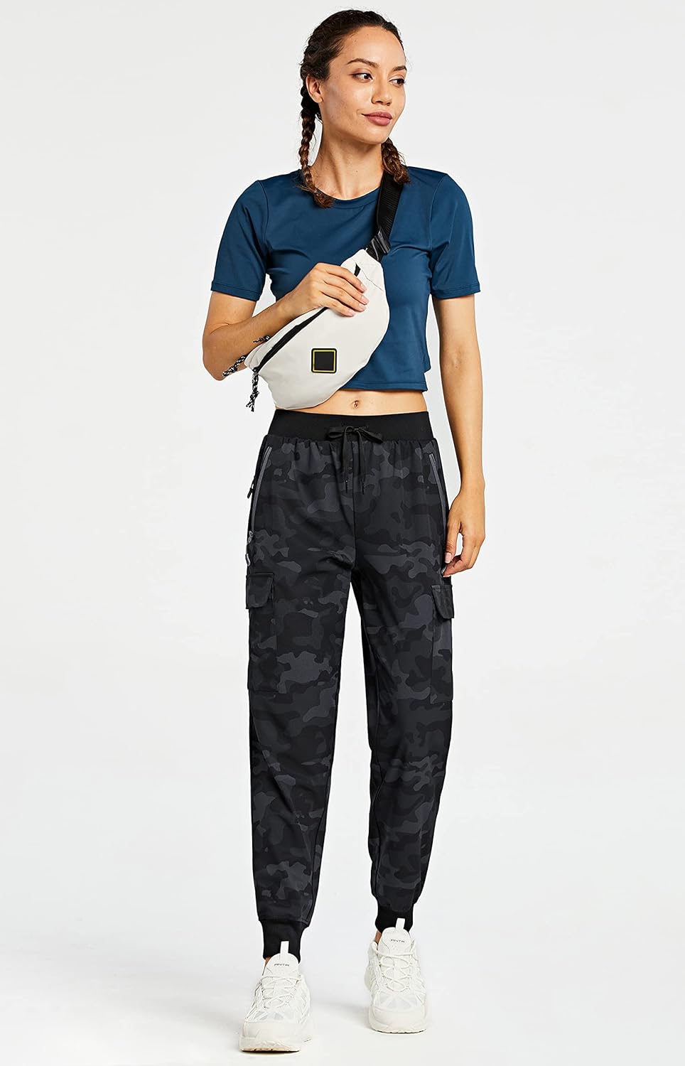 Libin Women's Cargo Joggers Lightweight Quick Dry Hiking Pants Athletic Lounge Casual Travel - Image 3