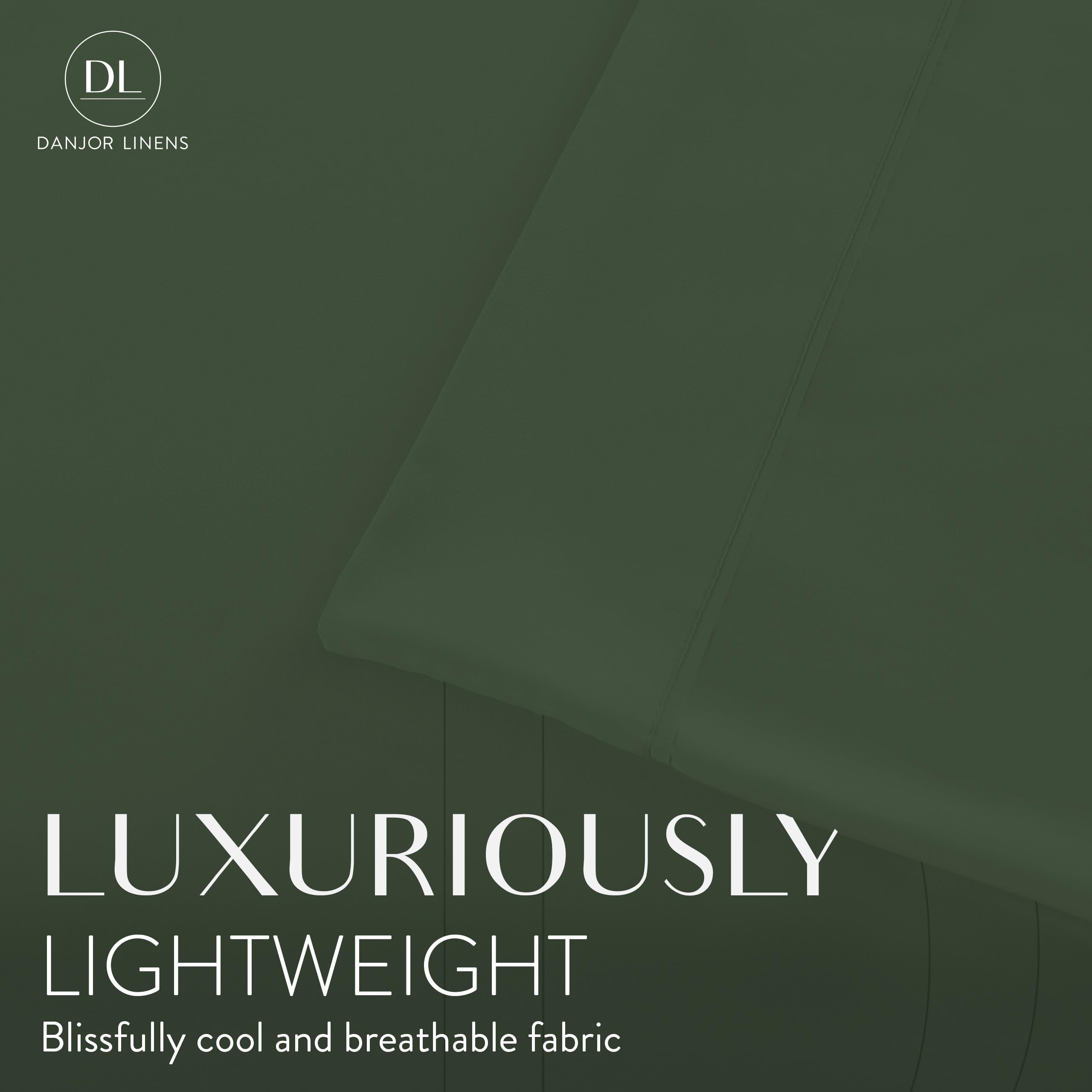 Danjor Linens Queen Sheet Set 6 Piece Set Including 4 Pillowcases Deep Pockets Breathable