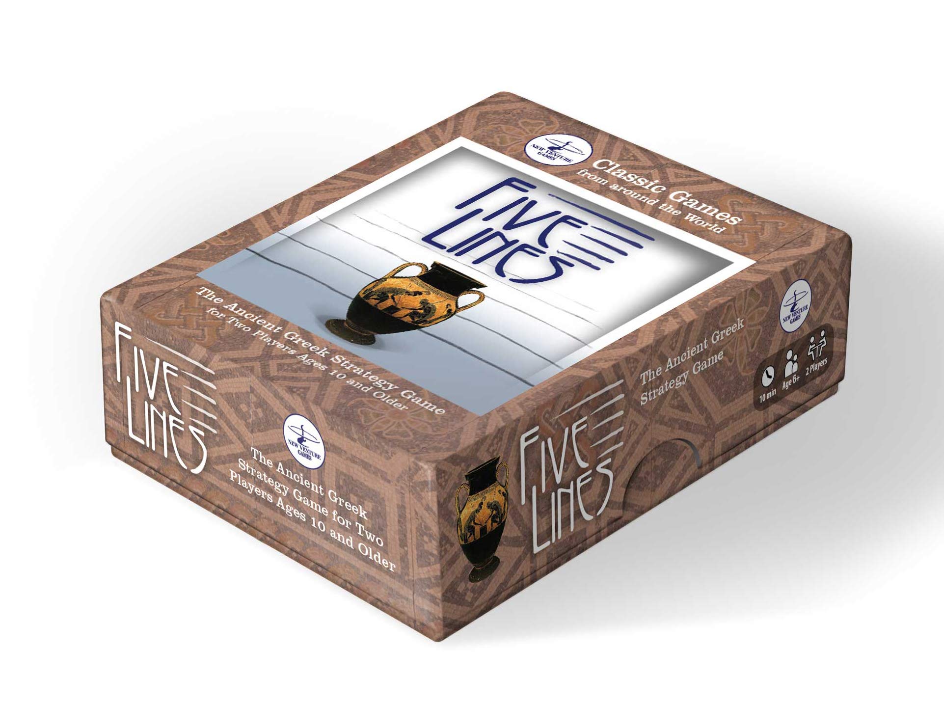 Five Lines Historical peg Game from Ancient Greece
