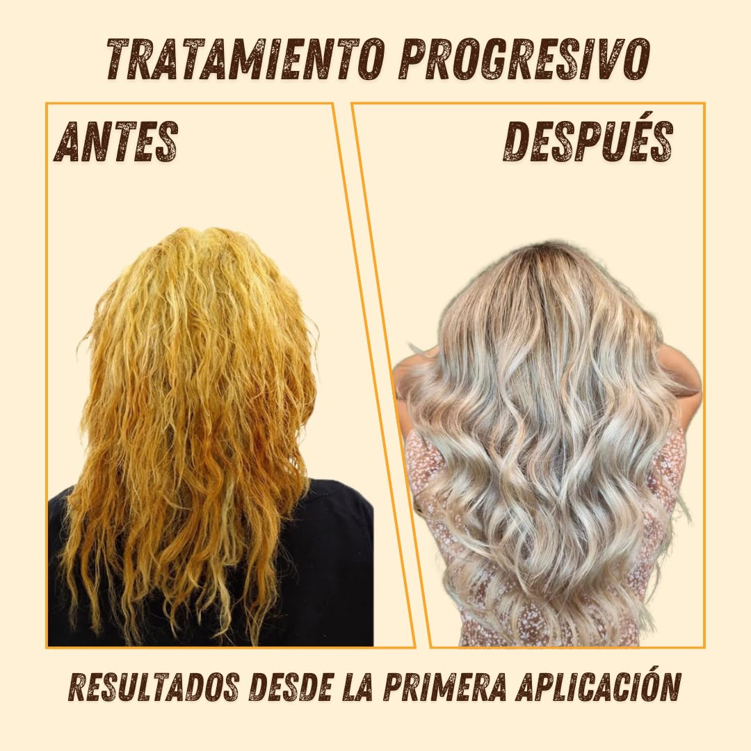 Repolarizador Capilar Antiencrespamiento para Cabello Dañado Seco Quebradizo con Ingredientes Hidratantes Nutritivos + Gorro Térmico 400 ml