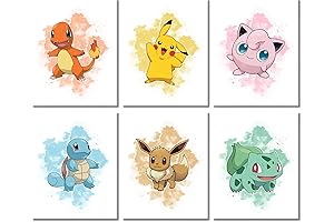 MBZ Design Pokemon Wall Sticker Posters