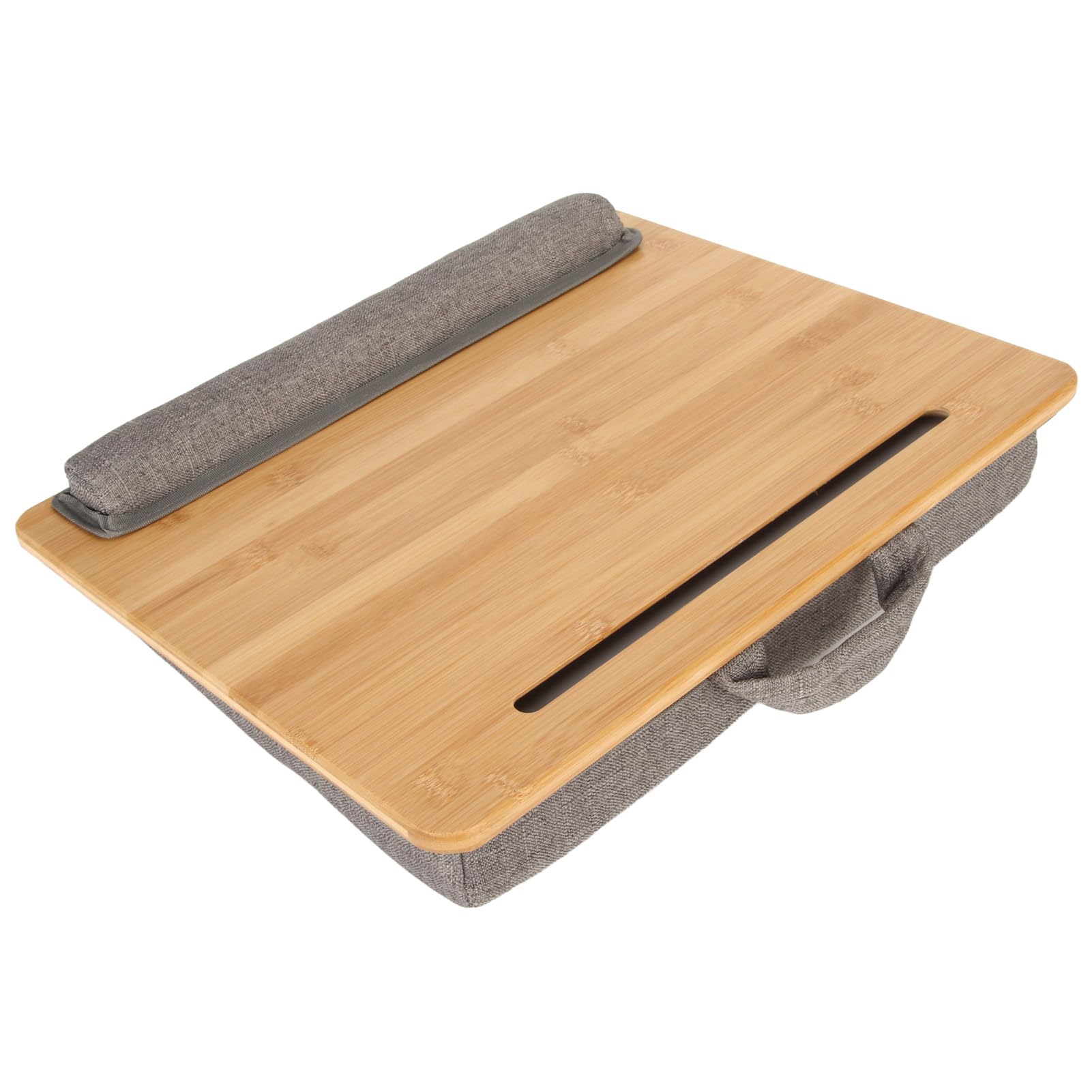 Yctze Wygodne lekkie biurko na kolana z poduszką i uchwytem na tablet do domu – ergonomiczna konstrukcja kąta nachylenia