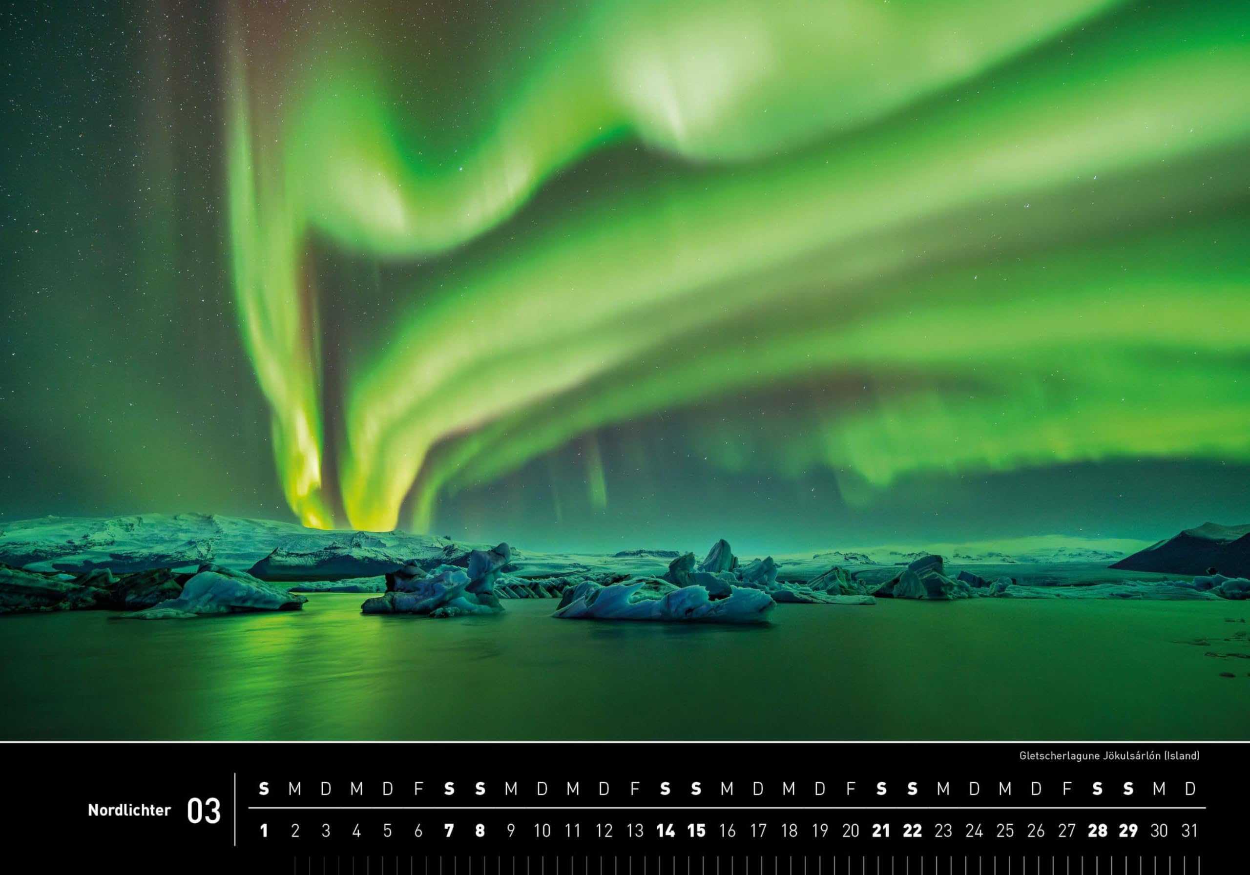 Nordlichter Premiumkalender 2026