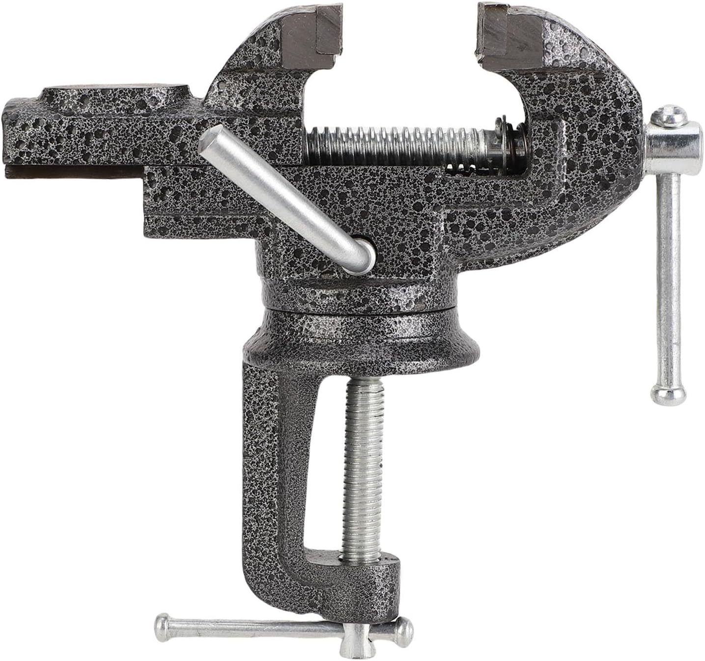 Heavy Duty Rotating Bench Vise Table Clamp for Cutting Grinding Polishing, Versatile Tool for Home Workshop Garage