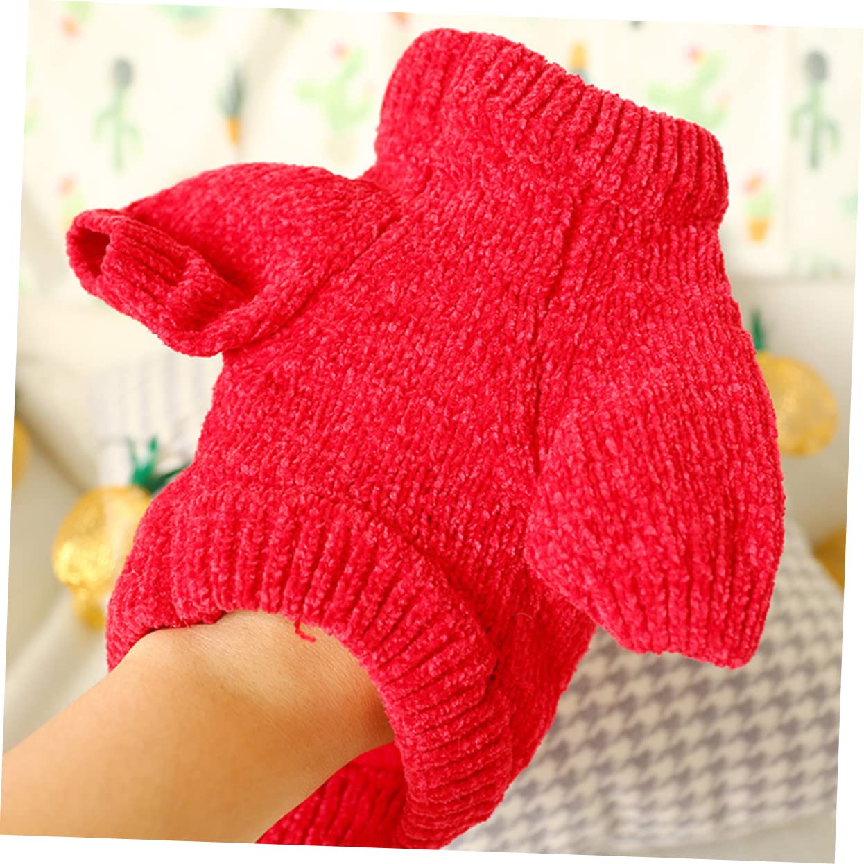 BESPORTBLE Ensemble De 3 Pièces pour Animal De Compagnie Pull Chaud Motif Cœur Manteau pour Chien pour Une Occasion Spéciale