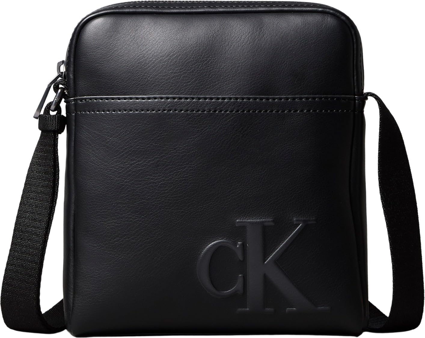 Calvin Klein Men’s Bold Elegant Reporter Bag, Black (Black), One Size