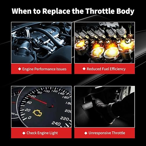 Miniatura 3 de Cuerpo del acelerador eléctrico compatible con Nissan Cube 2009-2014 2013-2018 Nissan Nv200 2007-2019 Nissan Sentra 2007-2012 Nissan Versa 1.8L