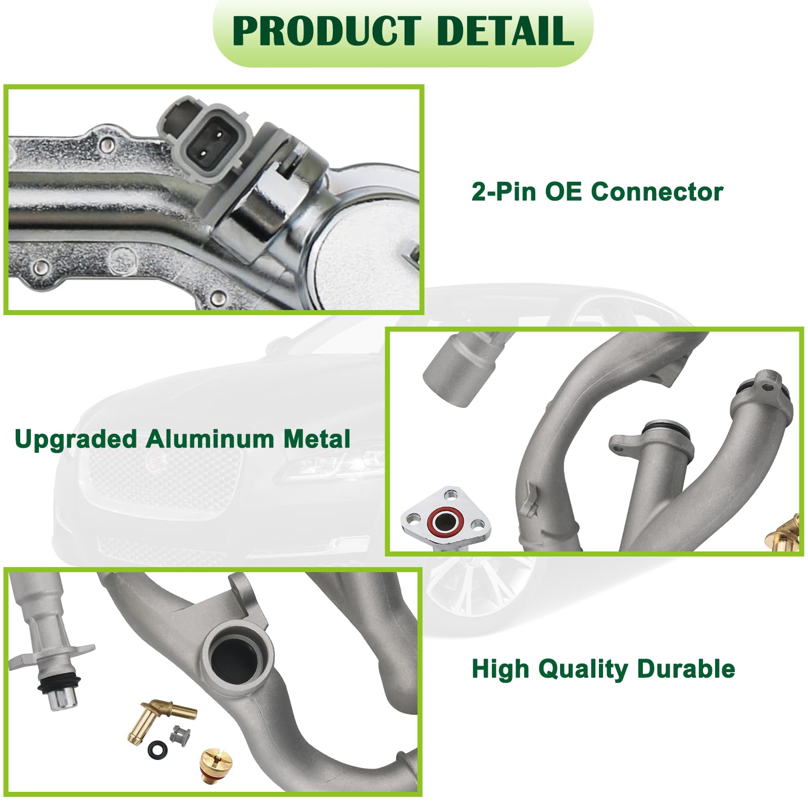 Sr20det Motor Termostato Con Sensor Para Jaguar Land Rover Motor AJ126 3.0L V6 Sobrealimentado - Repuesto EuroAMP Repuesto EuroAMP LR117568 - Foto 3
