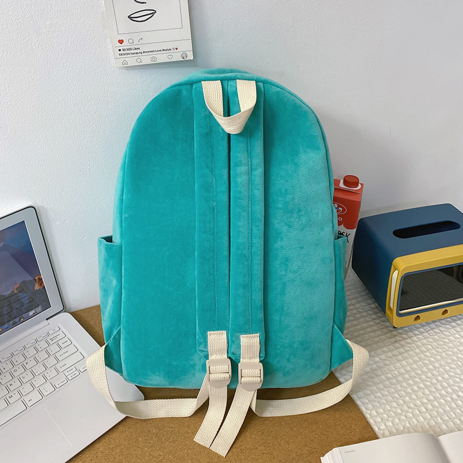 College-Rucksack Damen Cord Schultasche Jugend kawaii Uni-Rucksack Damen einfache Damen Reisetasche