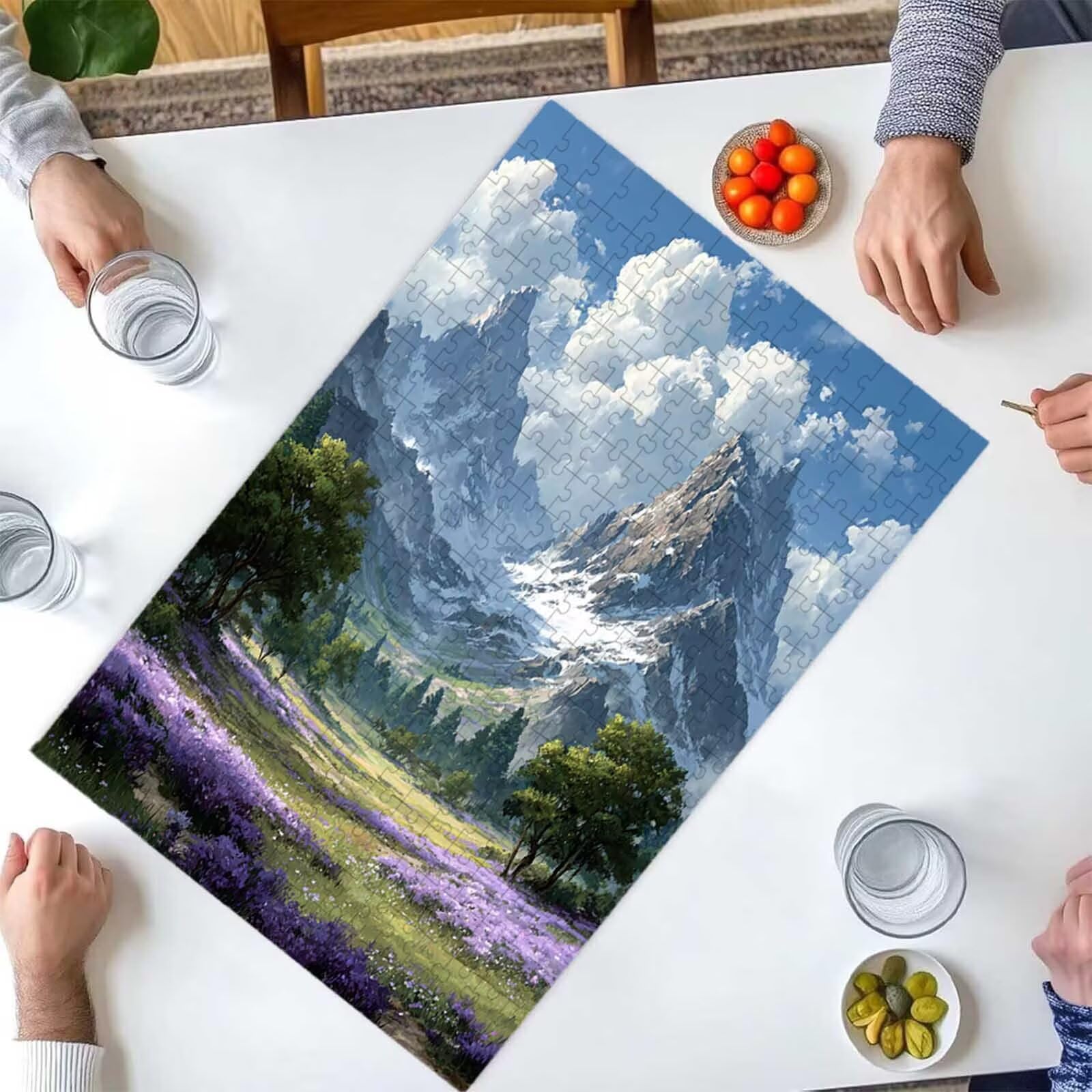 Puzzle 4000 sztuk Puzzle dla dorosłych 140x87cm Gra edukacyjna prezenty dla dorosłych i dzieci w wieku 14 lat, kreatywny prezent relaksacyjny PjY9421 E-E
