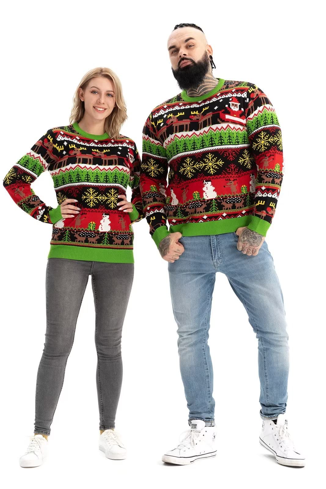 U LOOK UGLY TODAY Sweater Multicoloregrande Donna