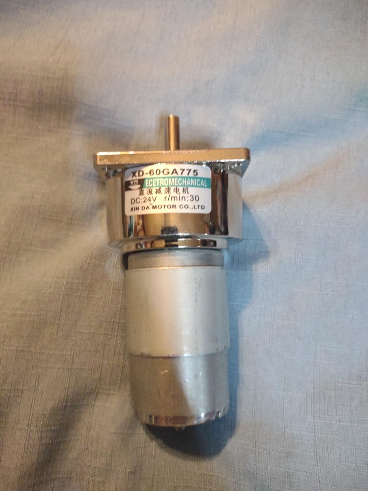 #US 12V R/Min 200 XD-60GA775 Geared Motor Micro Reducer High Torque