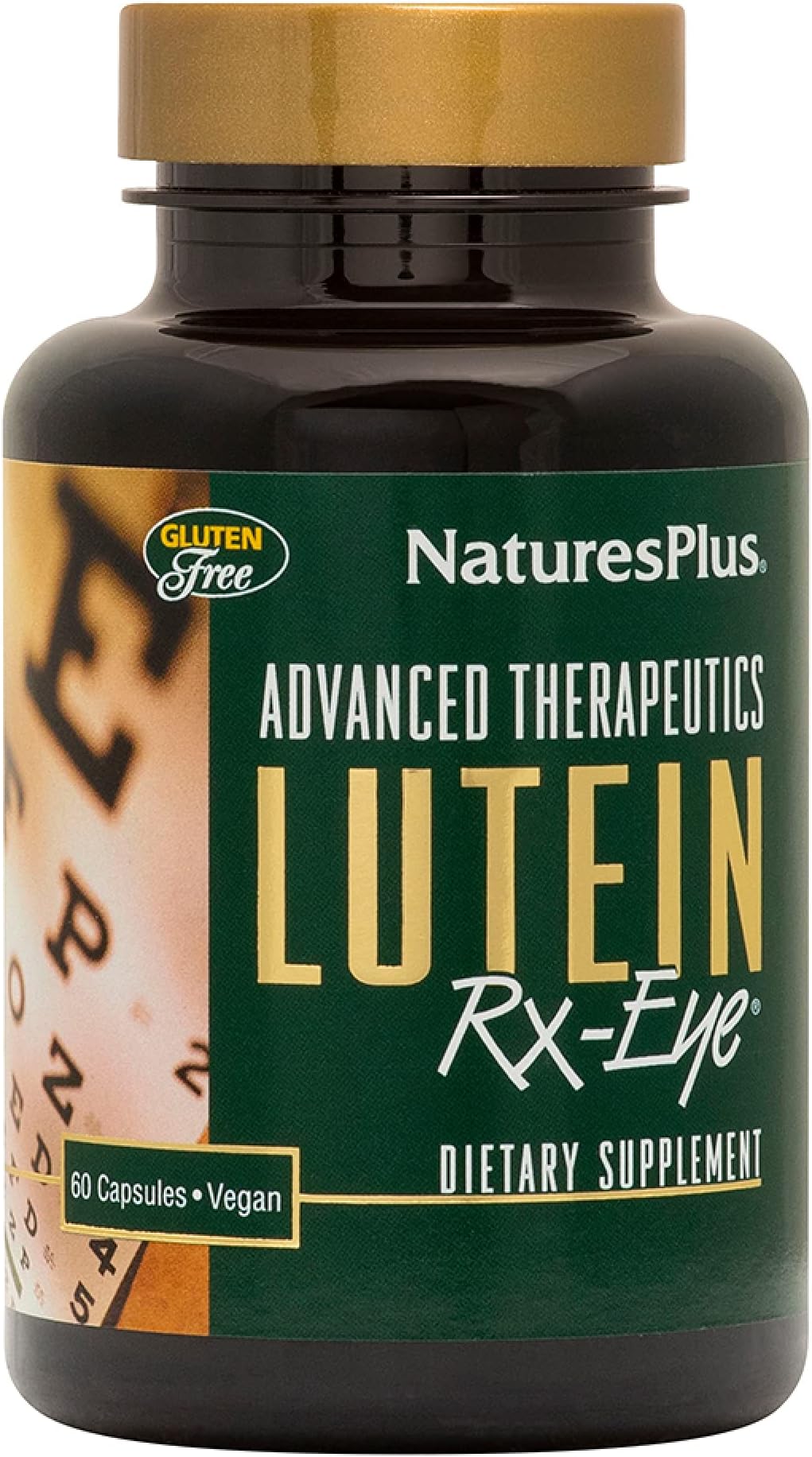 Nature's Plus Advanced Therapeutics Lutein Rx-Eye, 60 Capsules