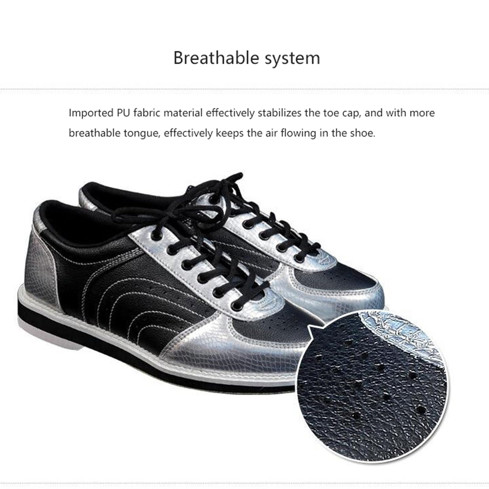 Unisexe Chaussures de Bowling,Chaussures De Bowling Hommes/Femmes,Chaussures D'entraînement De Bowling,Respirantes Antidérapantes,Casual Bowling Entraîneurs,pour L'intérieur Et L'extérieur