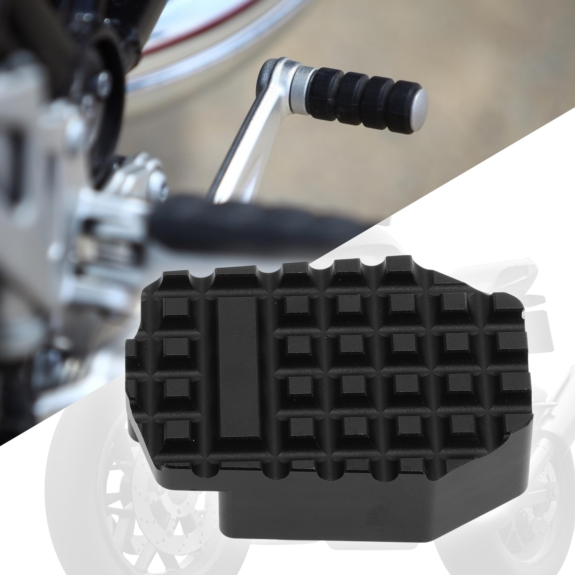 Amazon | BULLSPANN バイク用 ブレーキペダル 拡張プレート