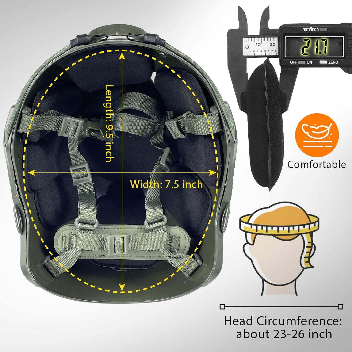 ATAIRSOFT PJ Type Tactical Paintball Airsoft Fast Helmet