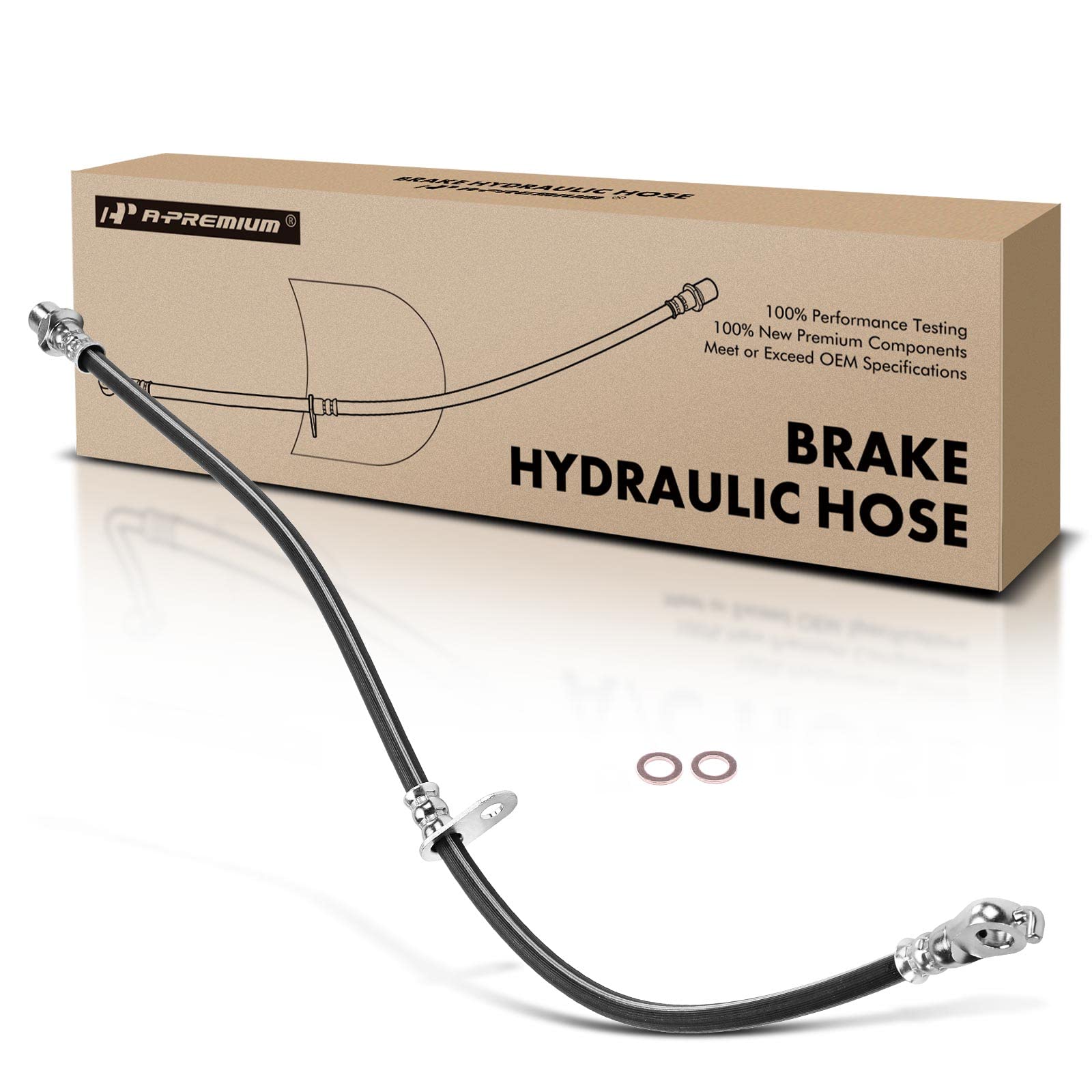 A-Premium Brake Hydraulic Hose Replacement for Scion tC 2005-2010 Front Right