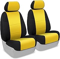 Vista 43 de Coverking Custom Fit cubierta de asiento para Select Chevrolet Silverado 2500 hd modelos – neopreno, Negro