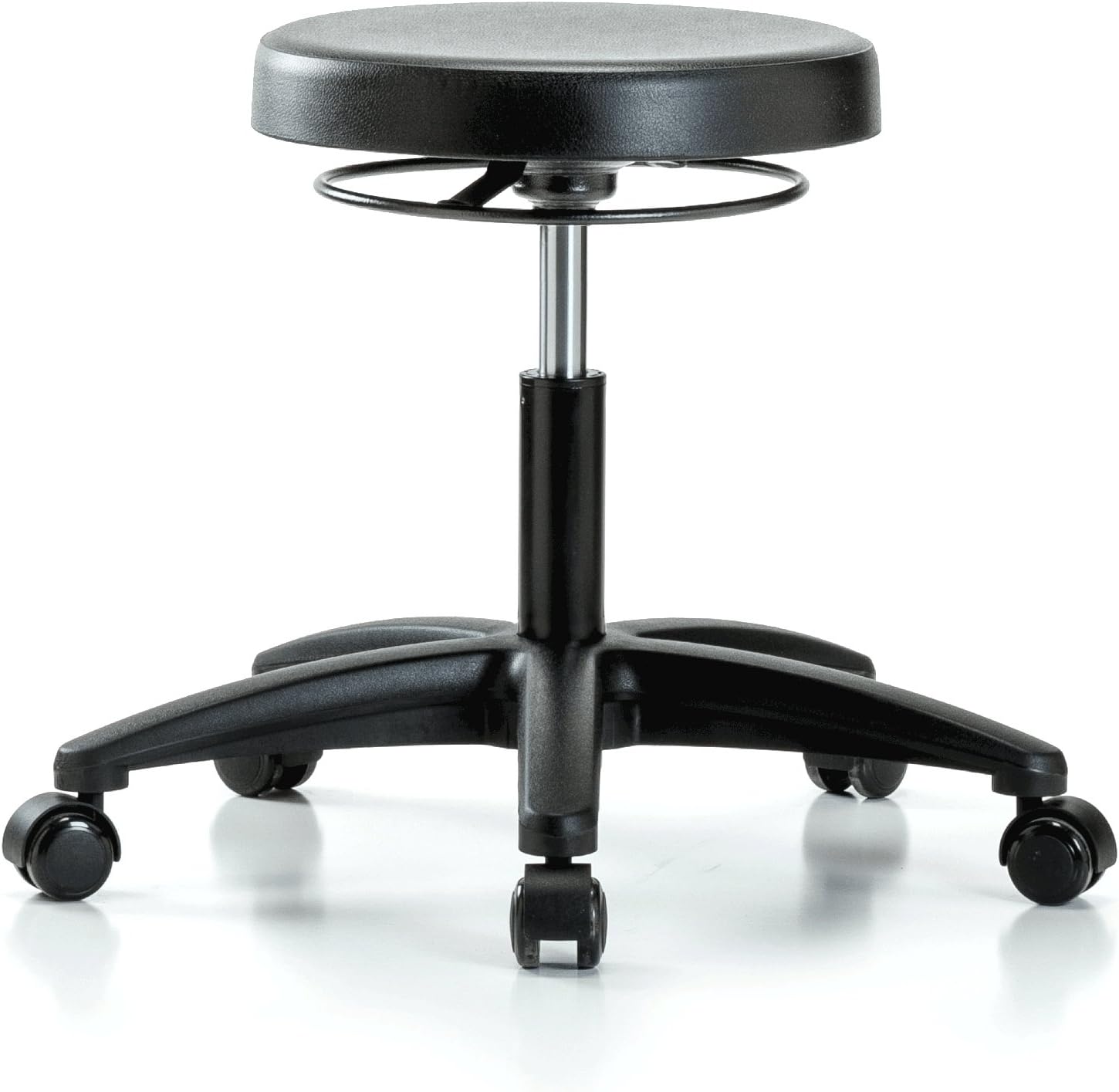 Perch Polyurethane Lab Work Stool | Desk Height 16-21"