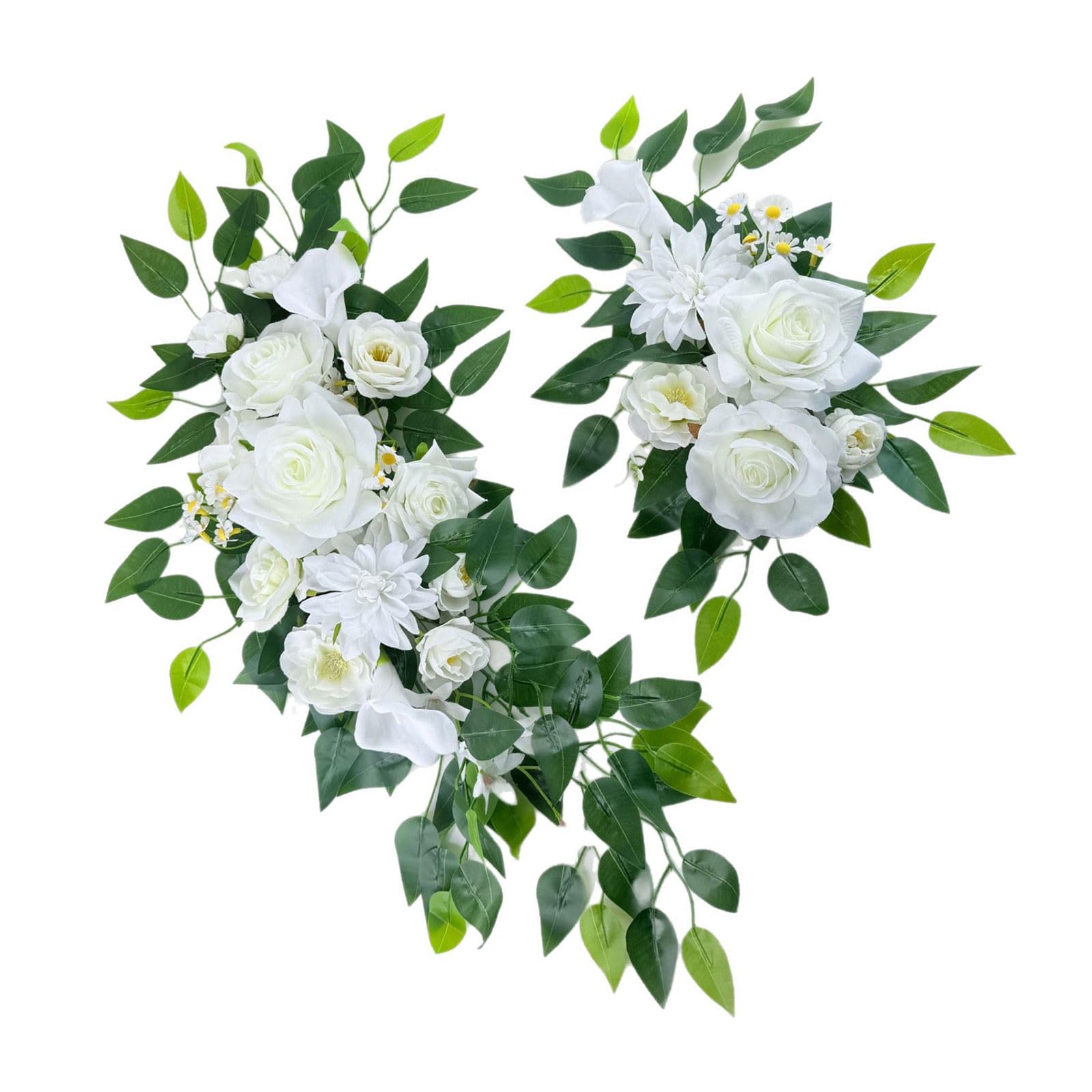 our fave Realistic Simulation Silk Rose Flower for Chair Back Arrangement Wedding Backdrop Decoration Banquet Table Centerpieces Fraudulent Rose Decorations for Wedding