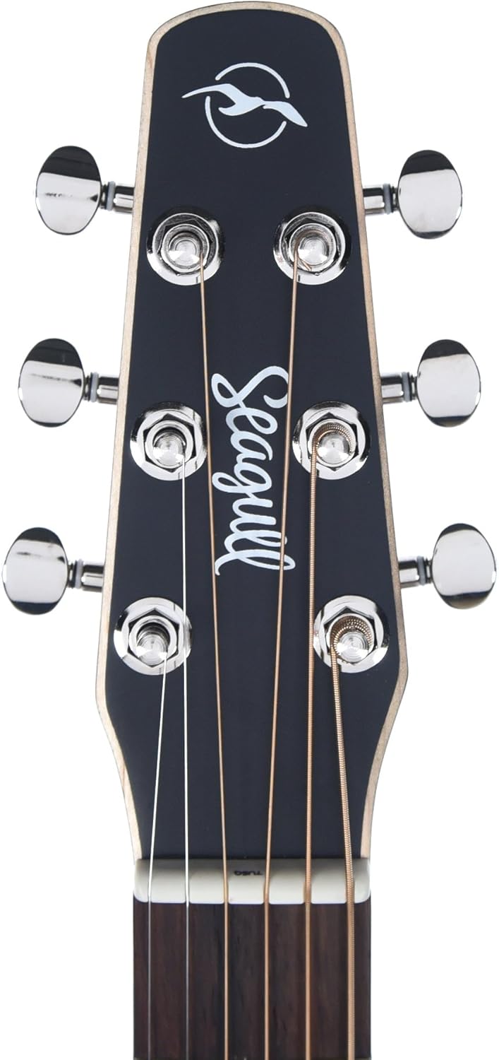 Seagull S6 Original Left-Handed Acoustic Guitar, Rosewood Fingerboard, SEMI-Gloss, Natur