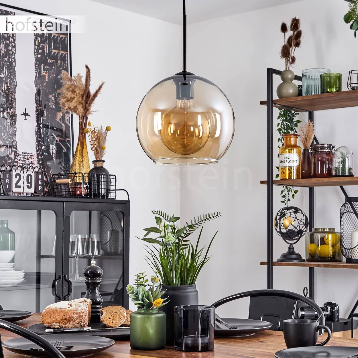 Bar Pendant Light Shop Lamp Glass Kitchen Chandelier Lighting Home Ceiling Light