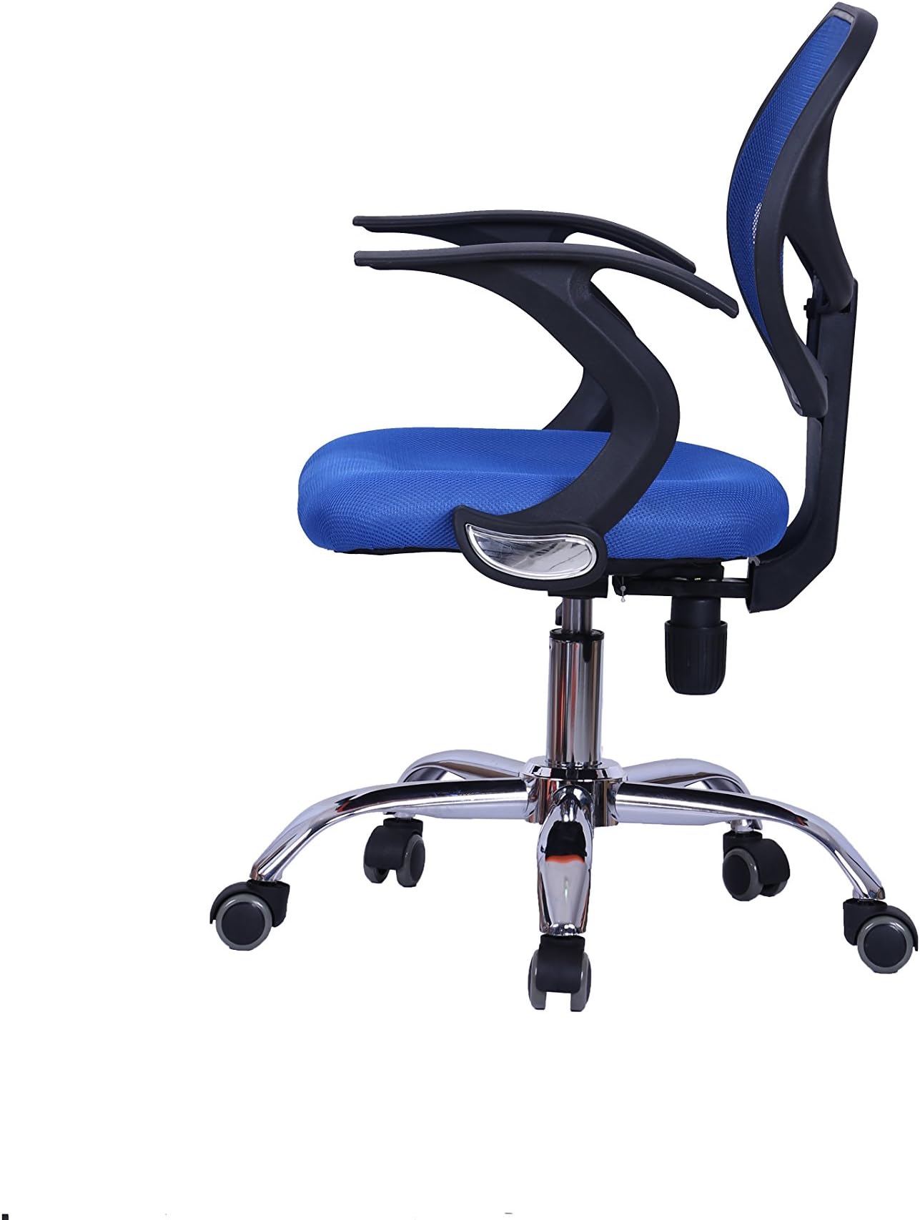 Mesh Office Chair, Chrome Finished Base (BLUE)