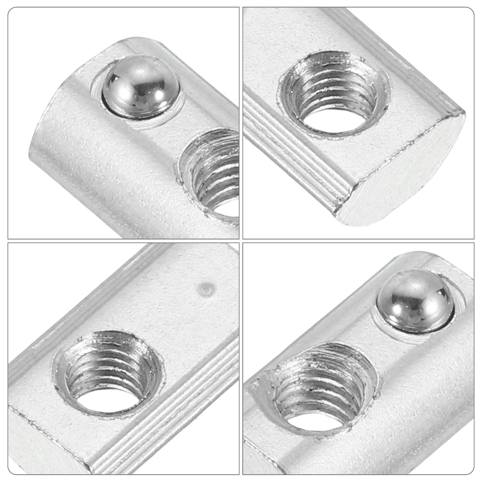 TA-VIGOR 25Pcs M4 Roll-in Spring T Nuts - Image 4