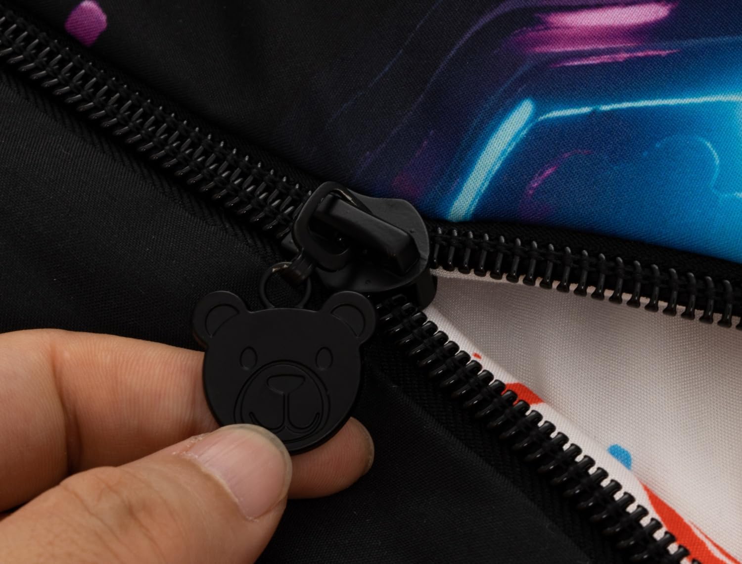 Meeting Story 3pcs Kids Comforter Set Zipper Bedding Set for Boys,Twin Kid Bedding Set Gaming Bedding for Kid,All in one Zipper Bedding (Black,Twin) - Image 9