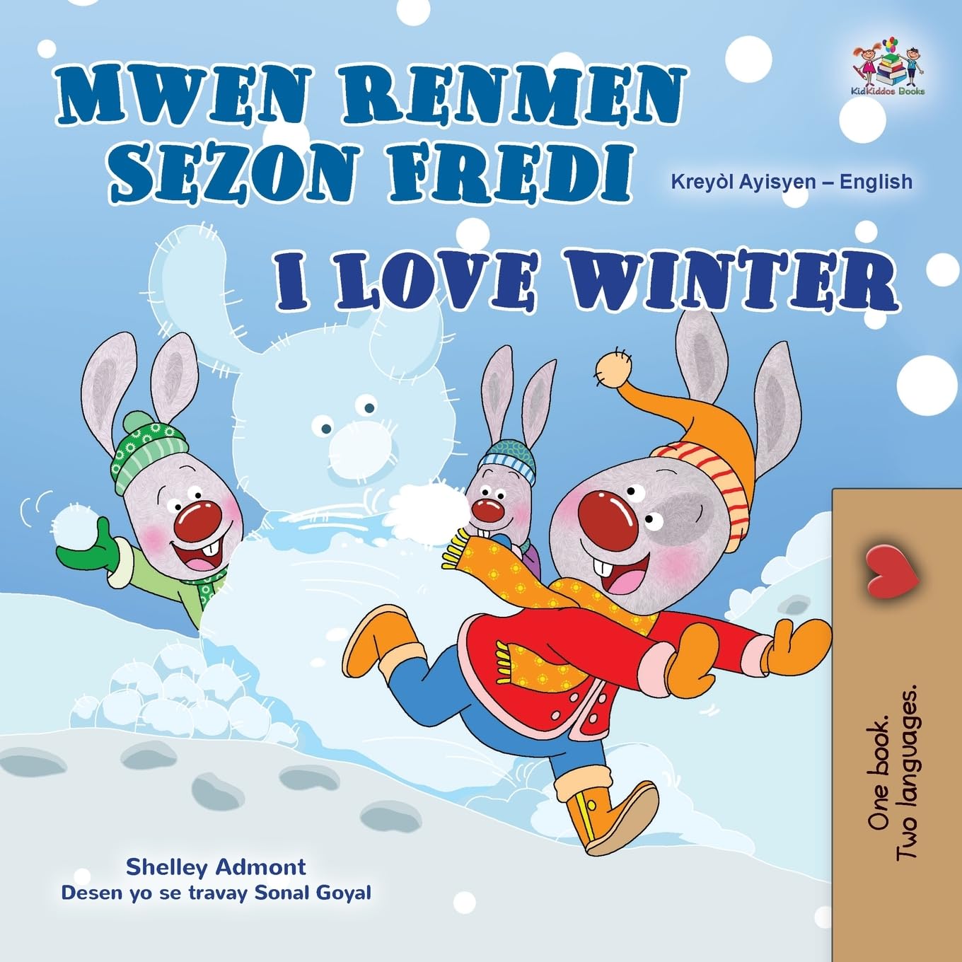 I Love Winter (Haitian Creole English Bilingual Book for Kids)