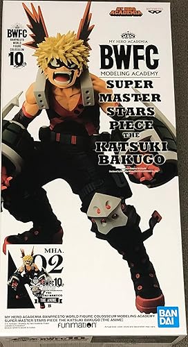 Banpresto - Figura de anime My Hero Academia WFC Super Master StarKatsuki Bakugo
