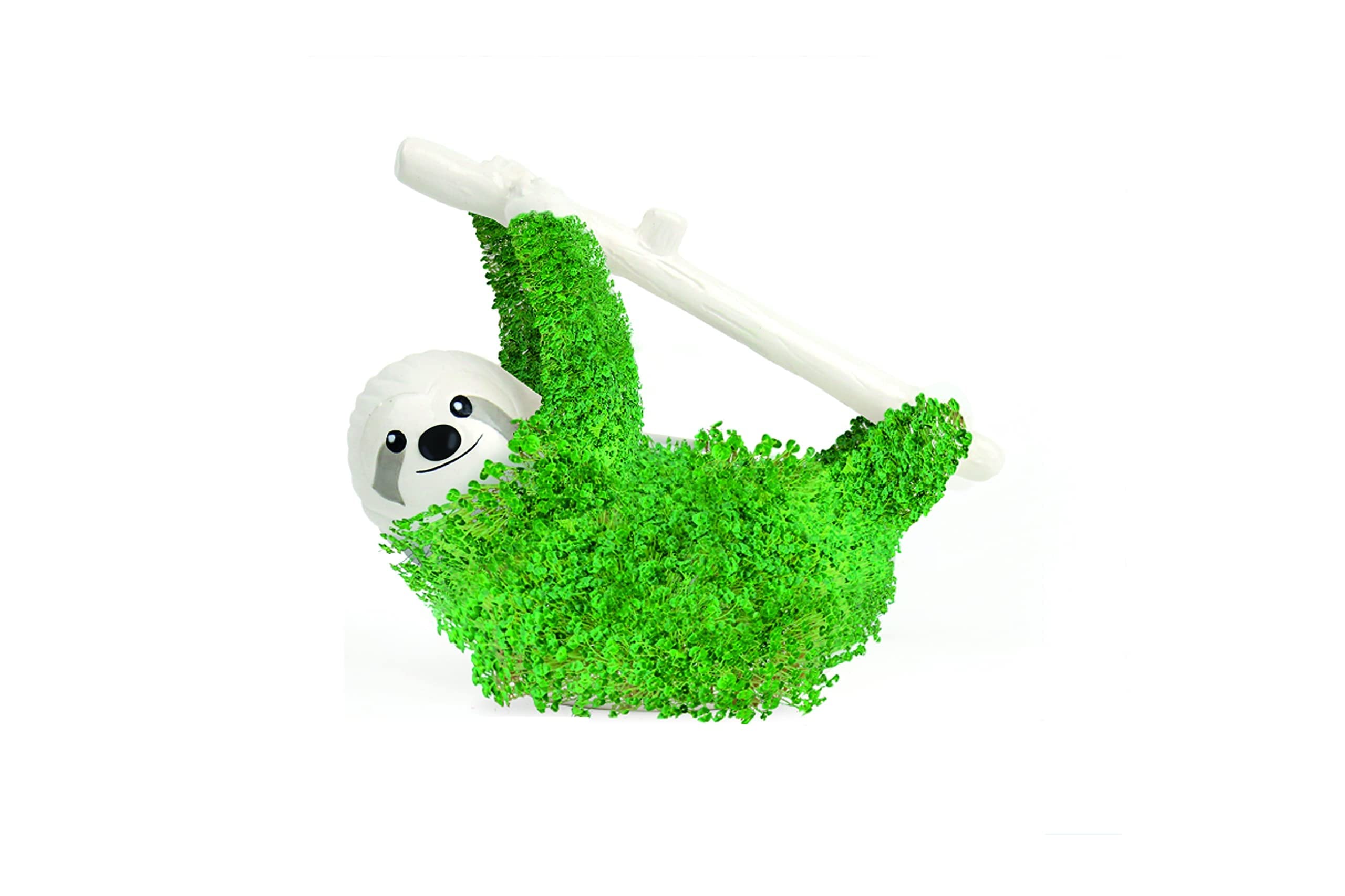 Gift Republic Sloth Chia Planter Grow Kit with Seeds, White, GR452151