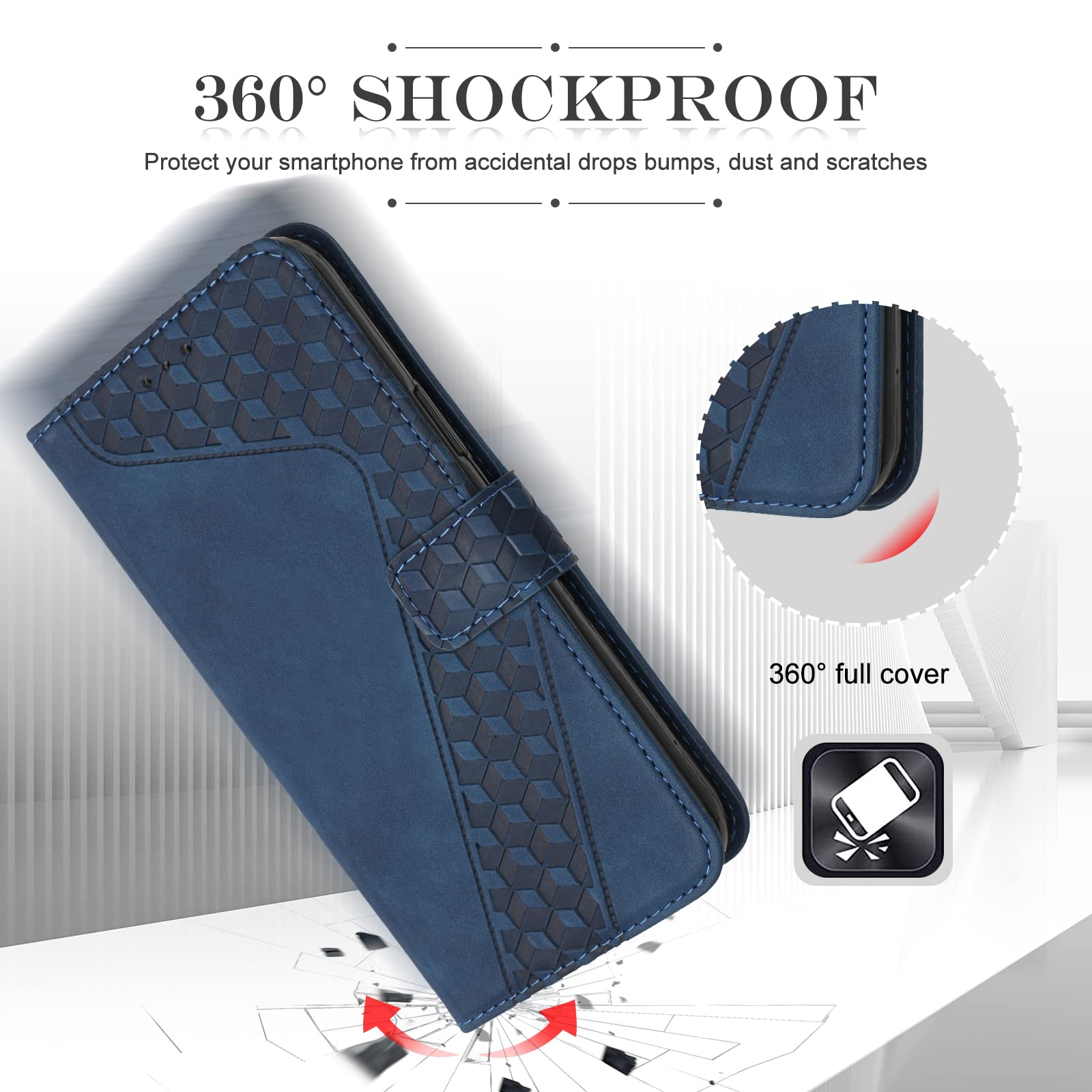 Custodia a libro per Samsung Galaxy A41 Custodia Flip Cover