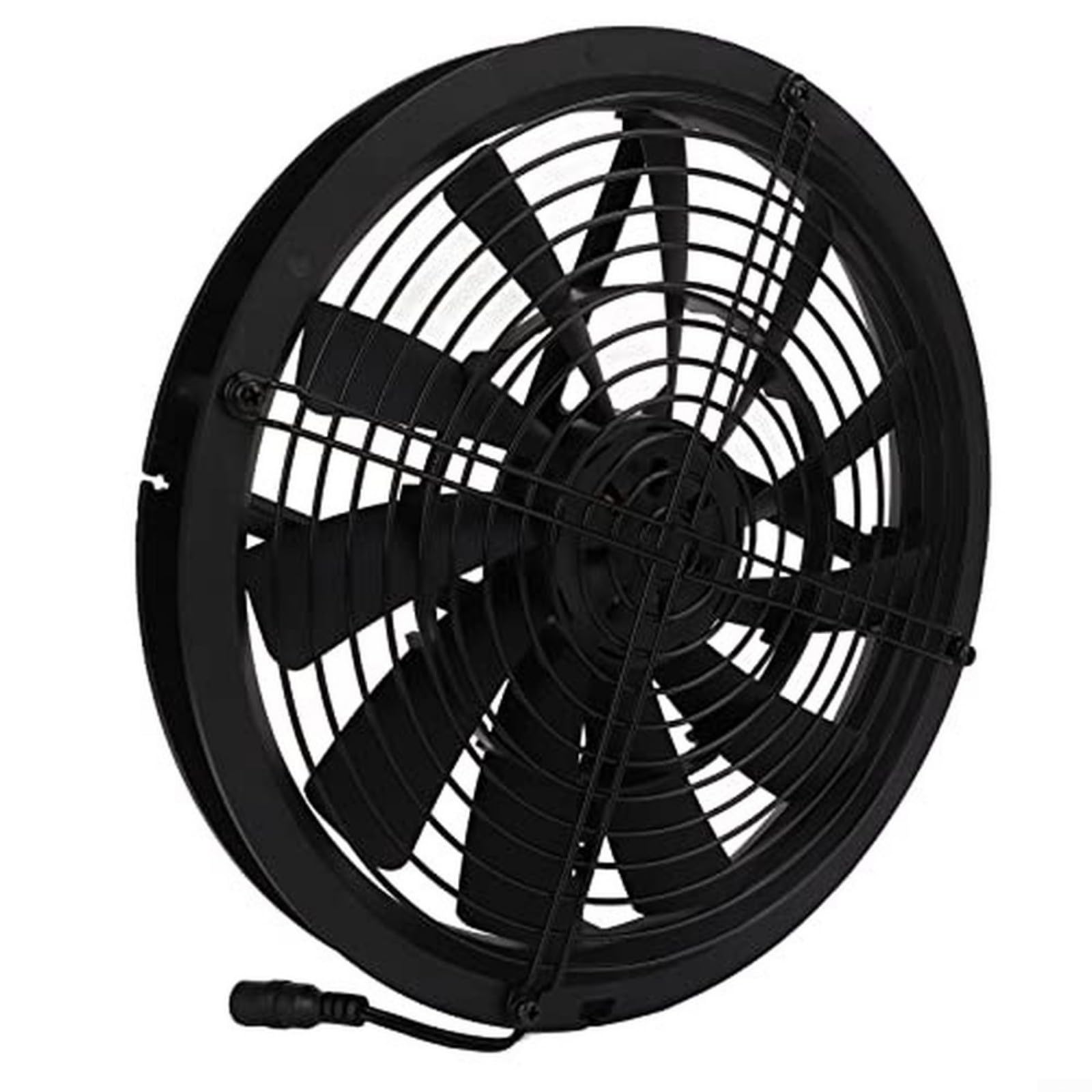 Kit ventola a pannello solare da 12 V, potente ventilatore di scarico da 15 W con motore impermeabile e rete di sicurezza, 3000 giri/min ad alta circolazione dell'aria per camper, yacht