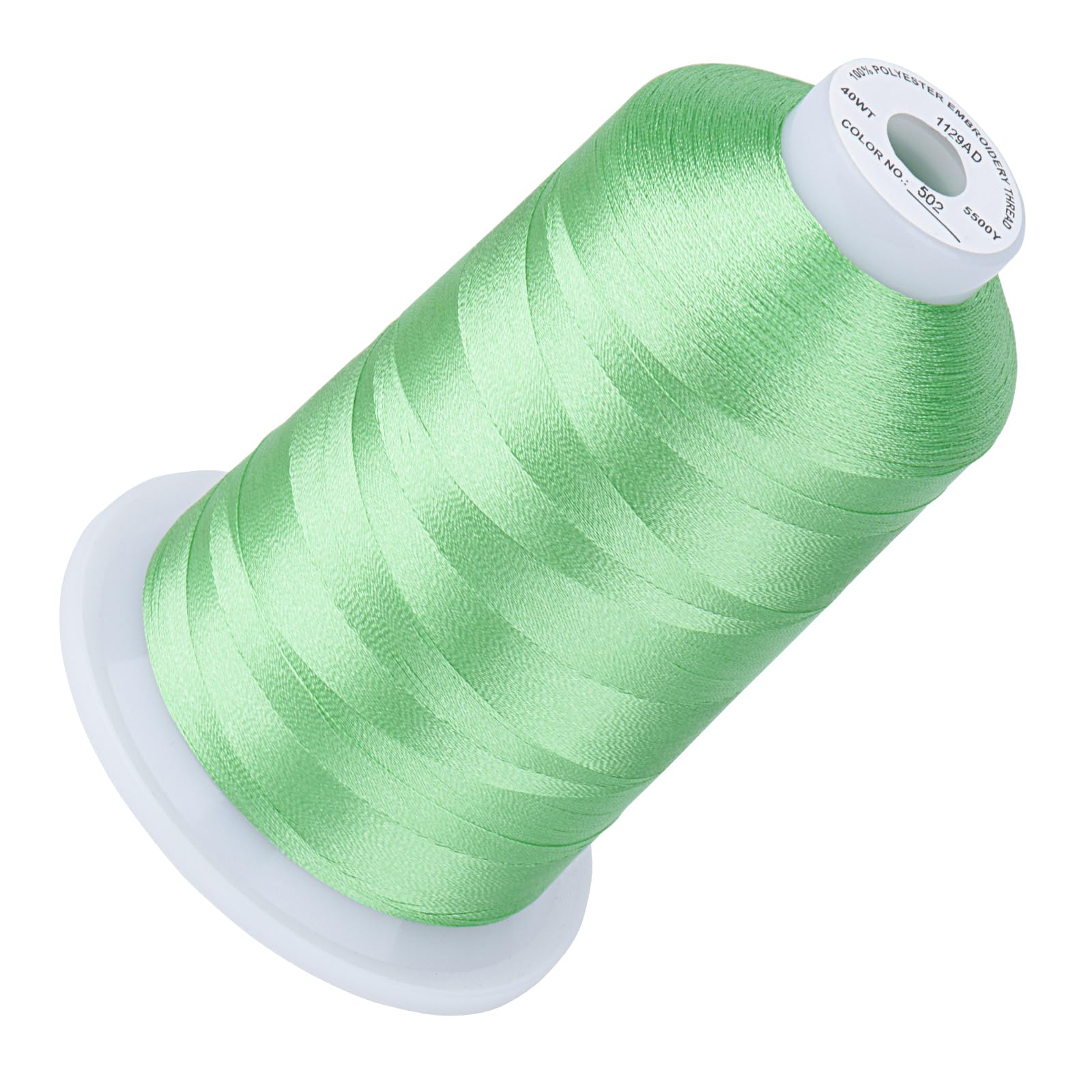 Simthread Embroidery Machine Thread 5000M 40WT Polyester, Mint Green 502
