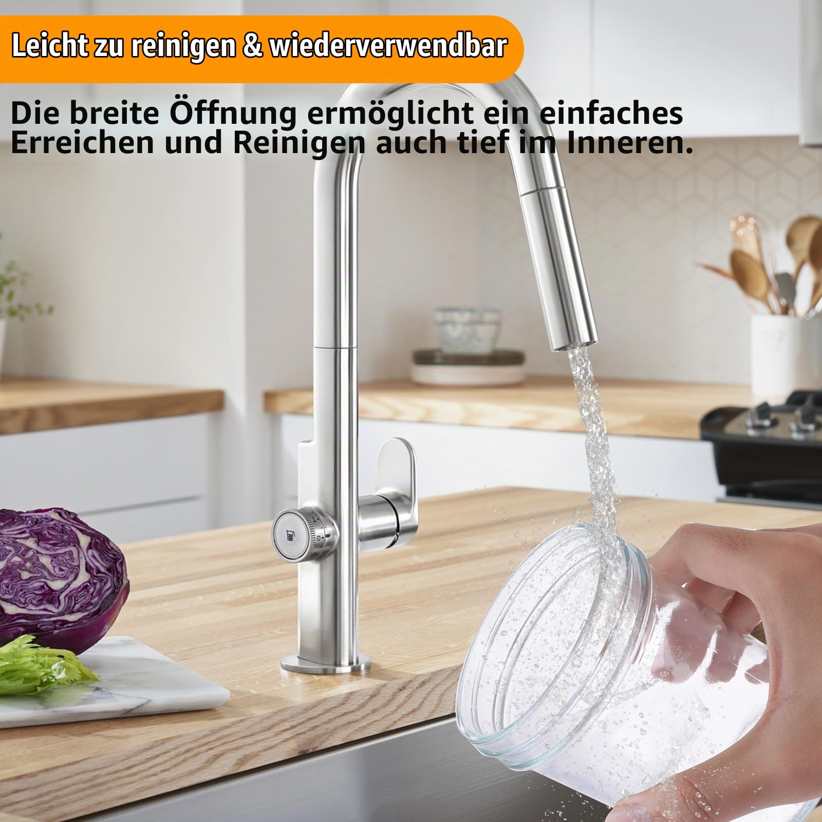 18 Stück Einmachgläser mit Schraubdeckel 500ml/17oz Mason Jar Einmachgläser mit Deckel für Marmelade, Honig, Joghurt, Gurken und Overnight Oats Gläser