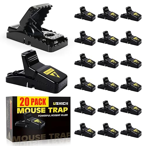 20 Pack Mouse Traps Indoor for Home,Mice Traps for House,Reusable