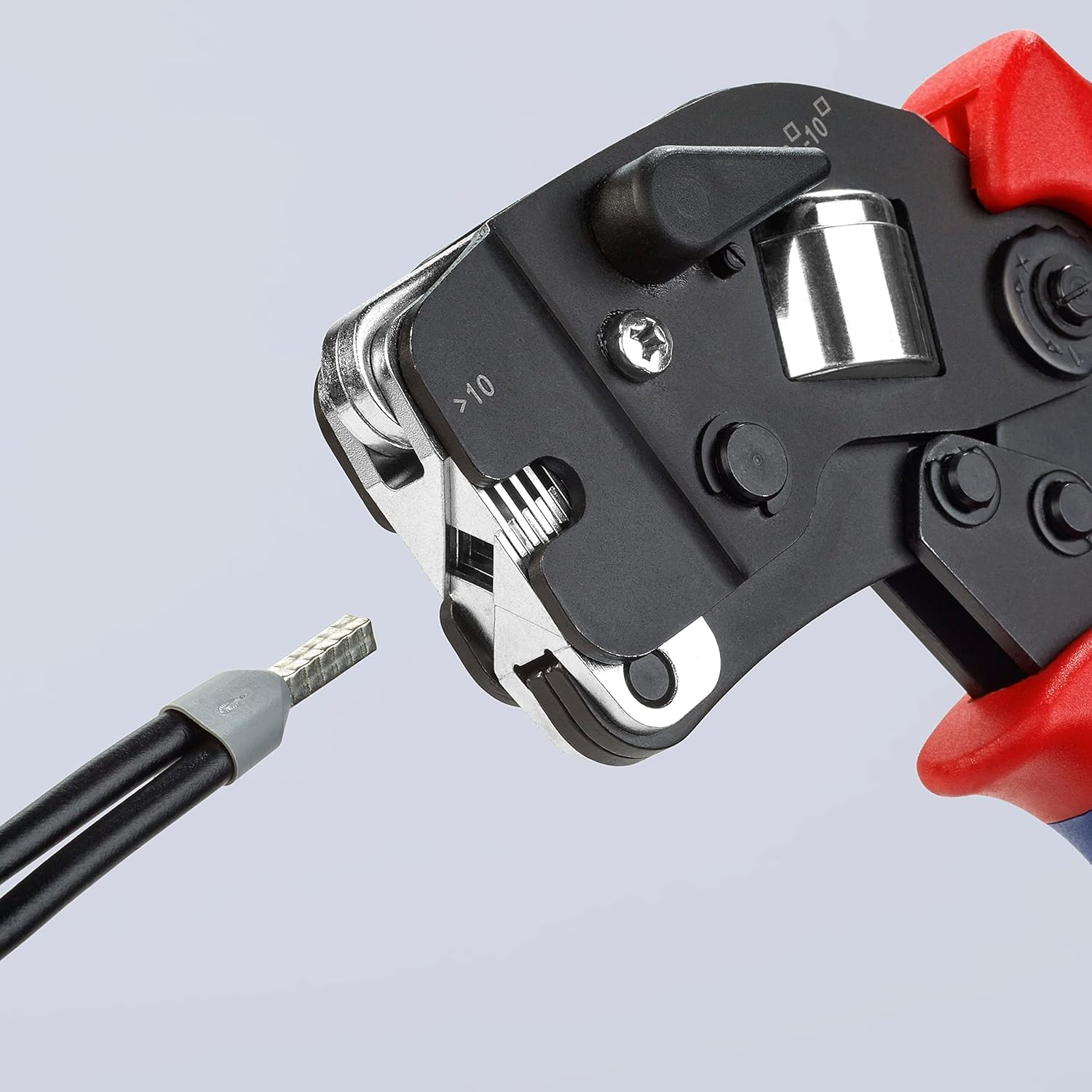 Knipex Zelfinstellende krimptang met voorinvoering 975309 Vierkant