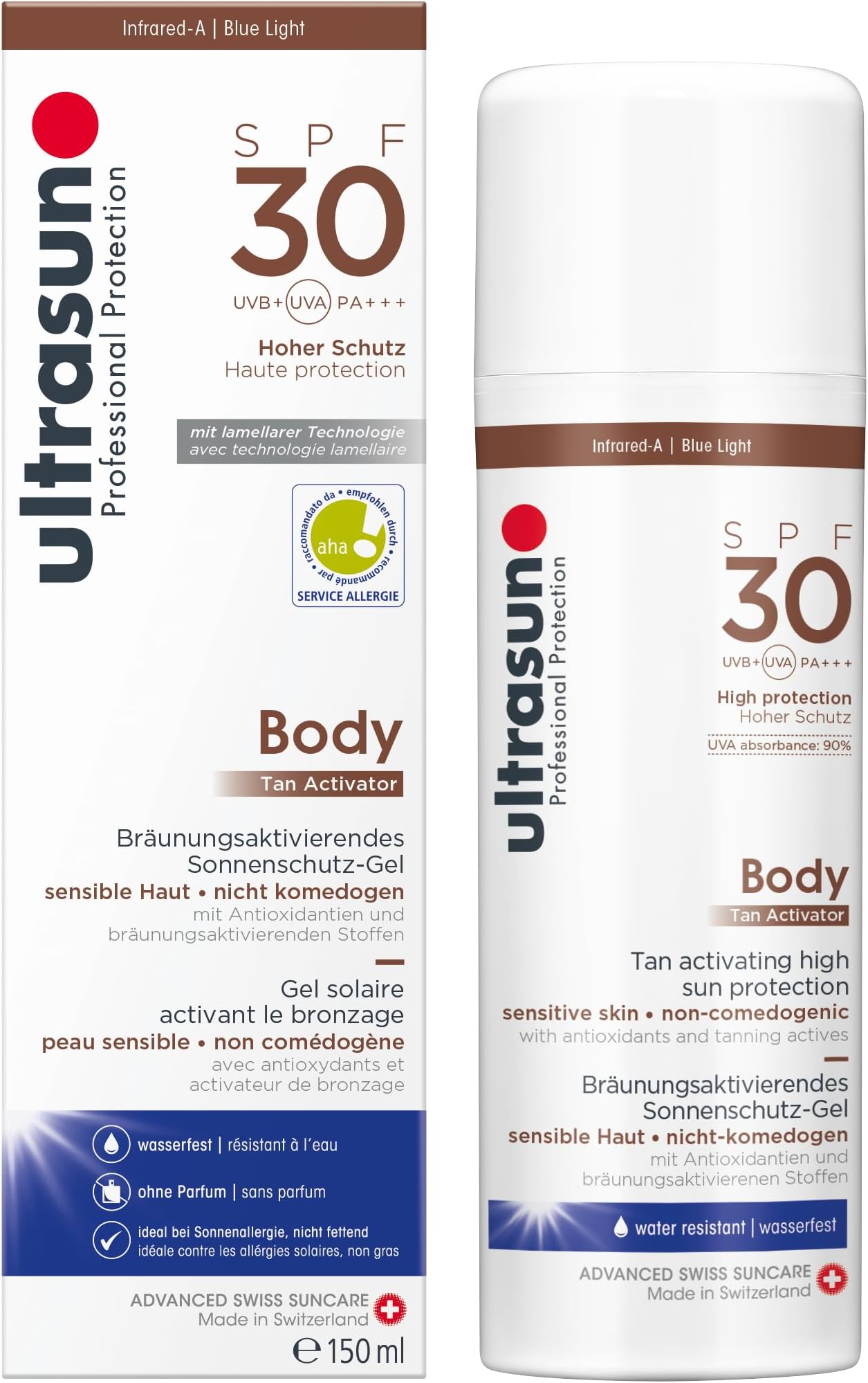 Ultrasun SPF30 Tan Activator Body 150ml