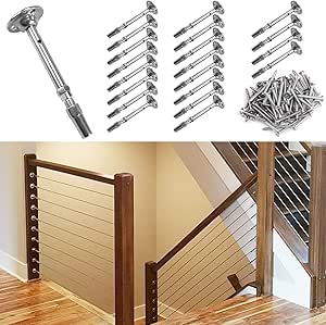 Stainless Steel Cable Railing Kits for 1/8