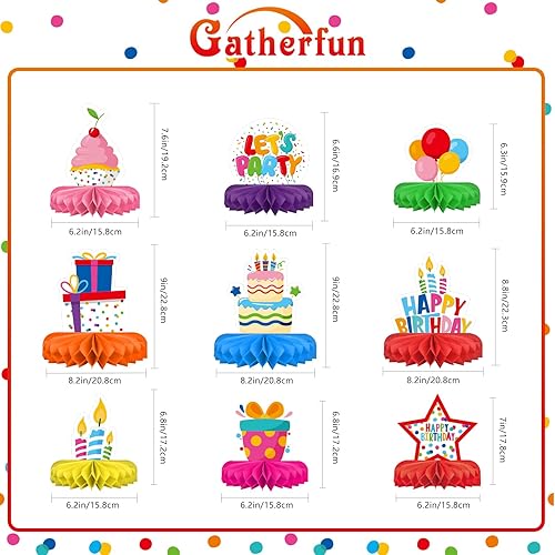 Miniatura 16 de Centro de mesa de decoración de cumpleaños de safari, suministros de fiesta temática de animales de la selva, adornos de mesa de panal