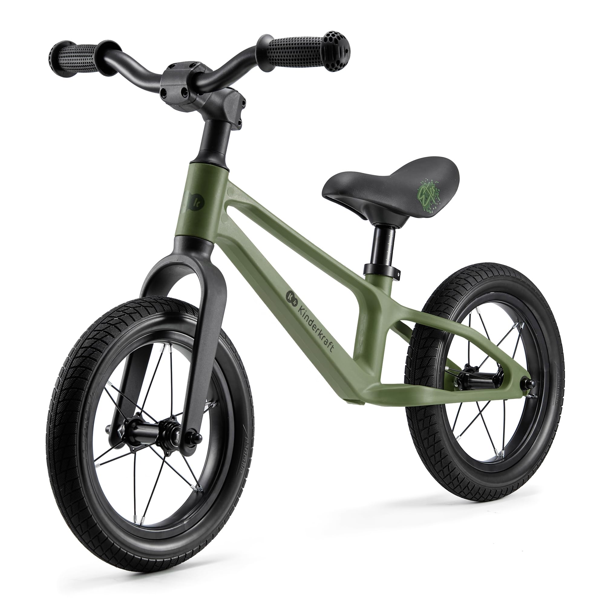 Kinderkraft ETER Bicicleta sin Pedales, Bicicleta Infantil, Bici Bebe, Regulable, Sillín Blando, A Partir de 2 años, hasta 35 kg