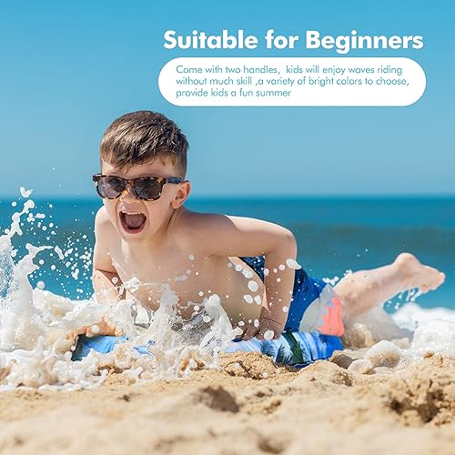 Miniatura 9 de Tabla inflable de surf con asas ligera flotante tabla de surf para aprender a nadar tema de seguridad en la playa surf natación verano juguete