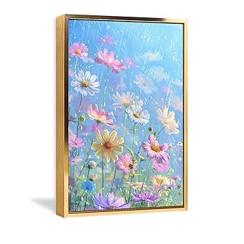 絵画 。壁掛け絵☆【そよ風が吹いてきて、窓の前の花がきれいでグラスがきれいだ】 絵画 。壁掛け絵☆【そよ風が吹いてきて、窓の前の花がきれいで