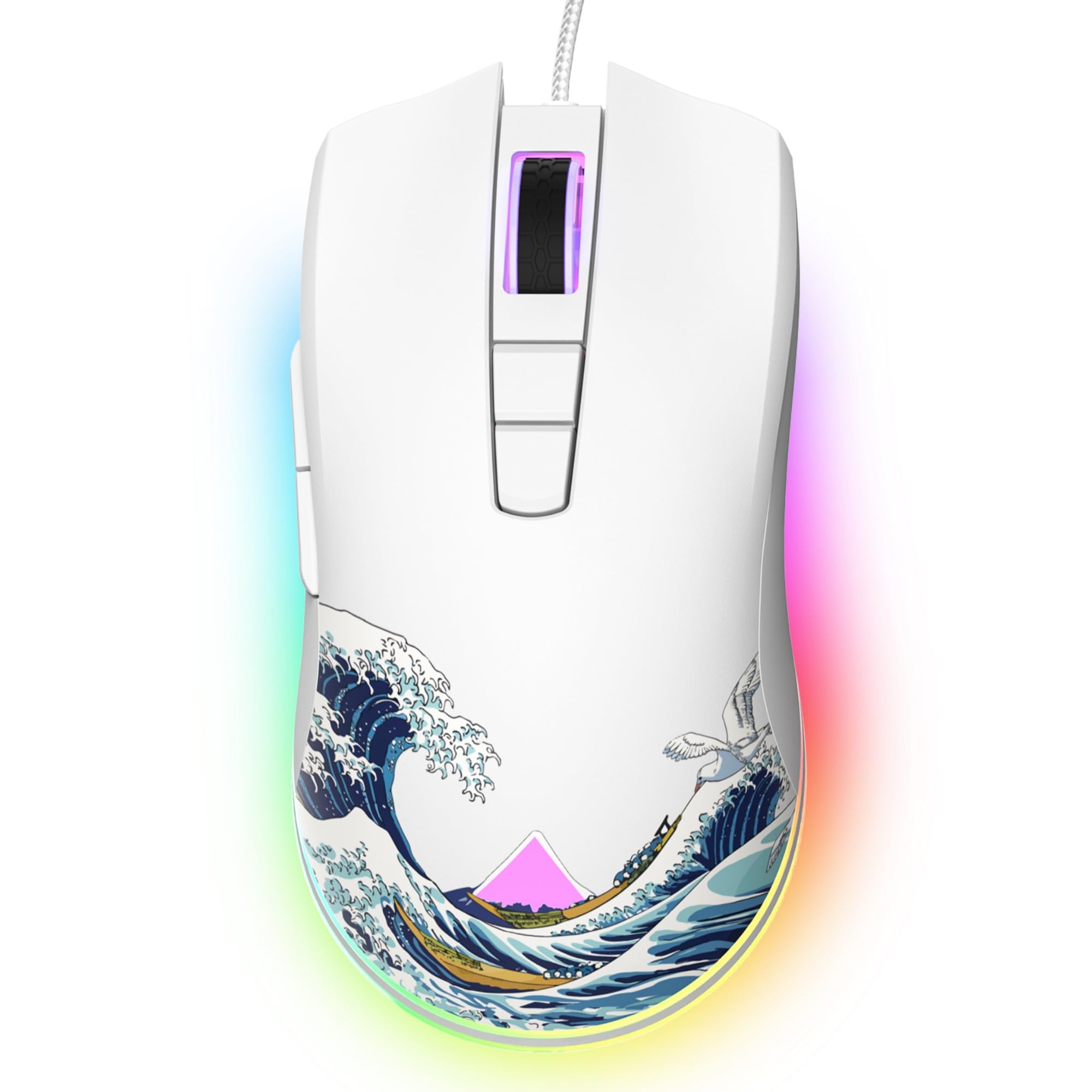 Amazon.com: Womier Wired Gaming Mouse, 12400 DPI RGB Mouse with