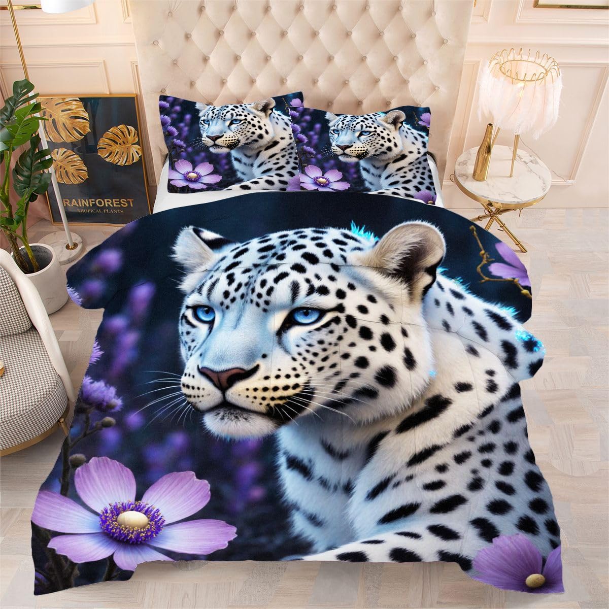 Couette 3D lavable et respirante avec imprimé éblouissant 240x260