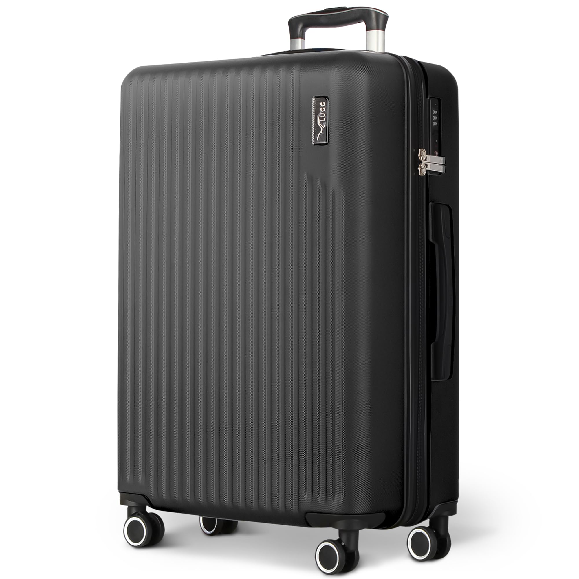 LUGG 20inch Vacay Suitcase ABS Luggage with TSA Indent Lock, Aluminium Trolley Handle, 360° Spinner Wheels, Water-Resistant & Durable Material - Airline Compatible (55 x 23 x 35cm) — view 42
