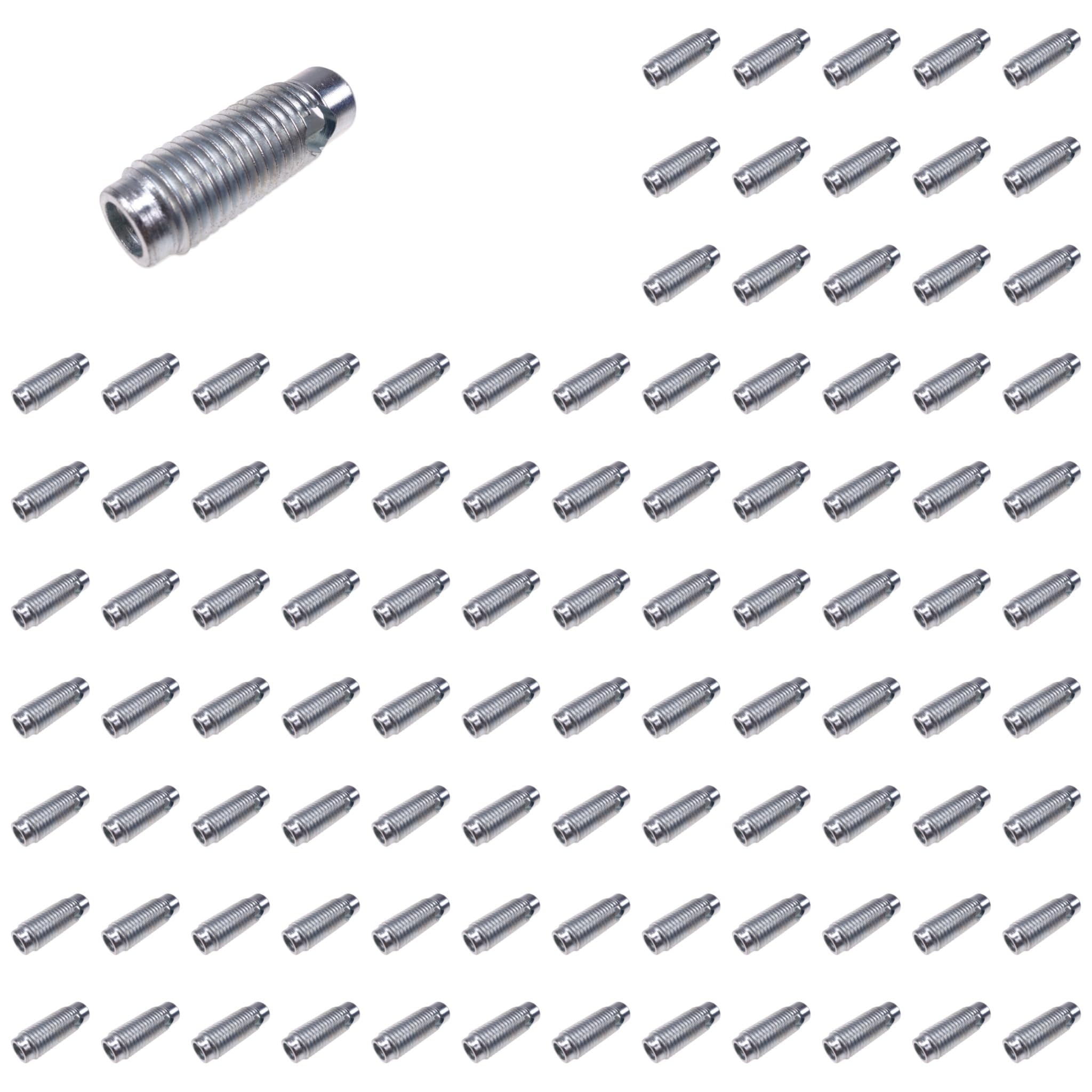 100 manguitos de corte, conector automático, D12 x 35, acero
